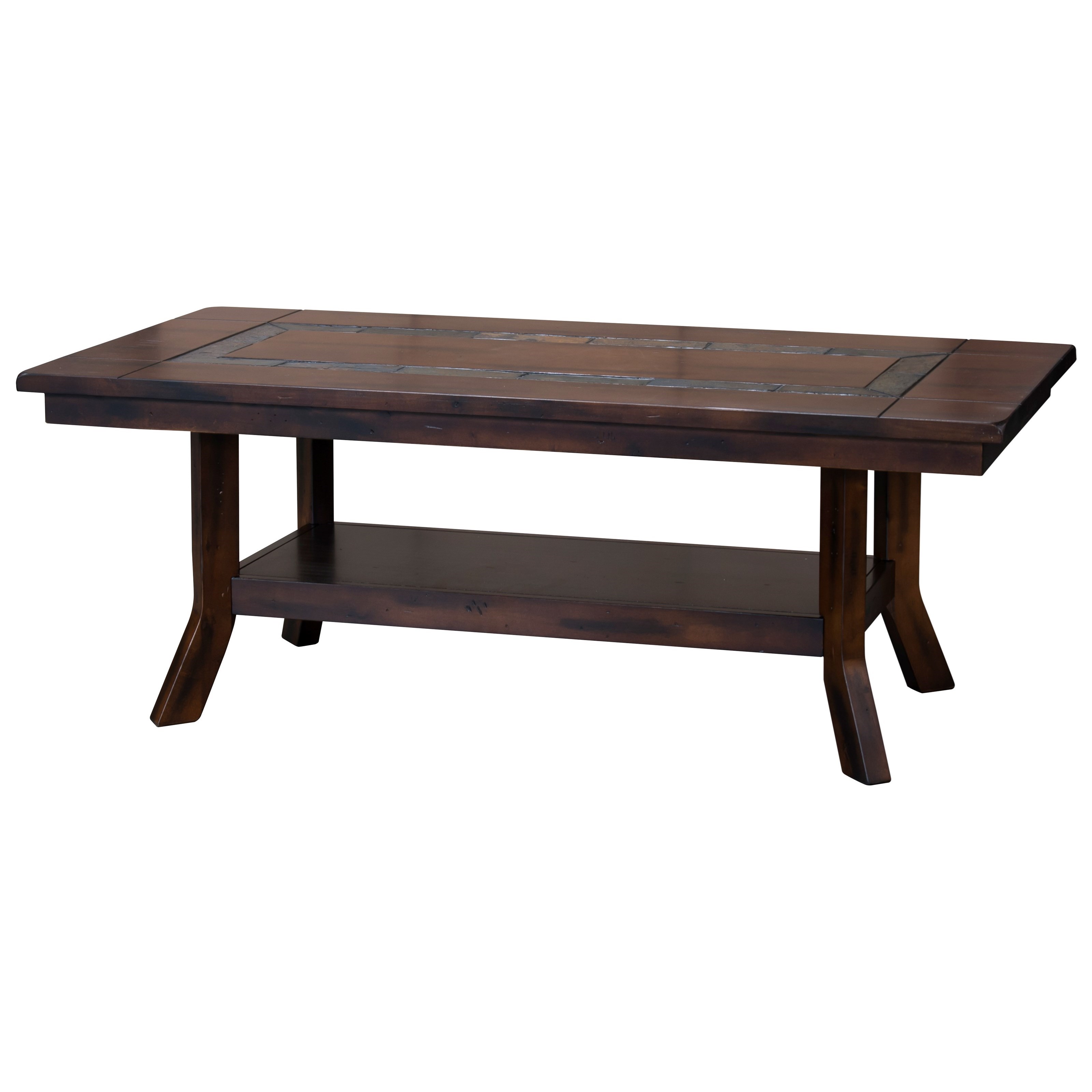 Slate inlay top clearance end table